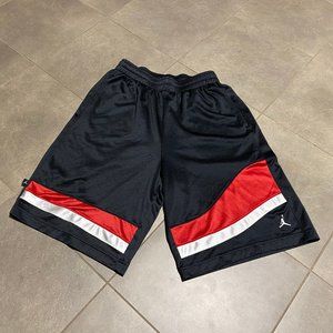 Jordan Black/Red Basketball Shorts